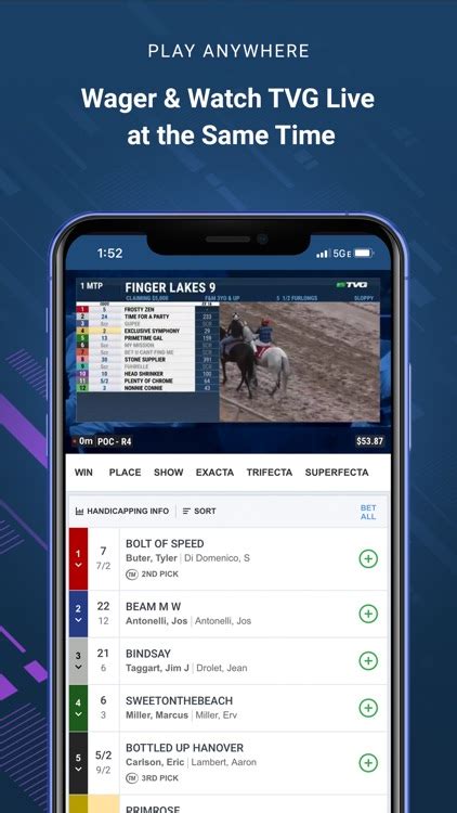 tvg horse racing results free.